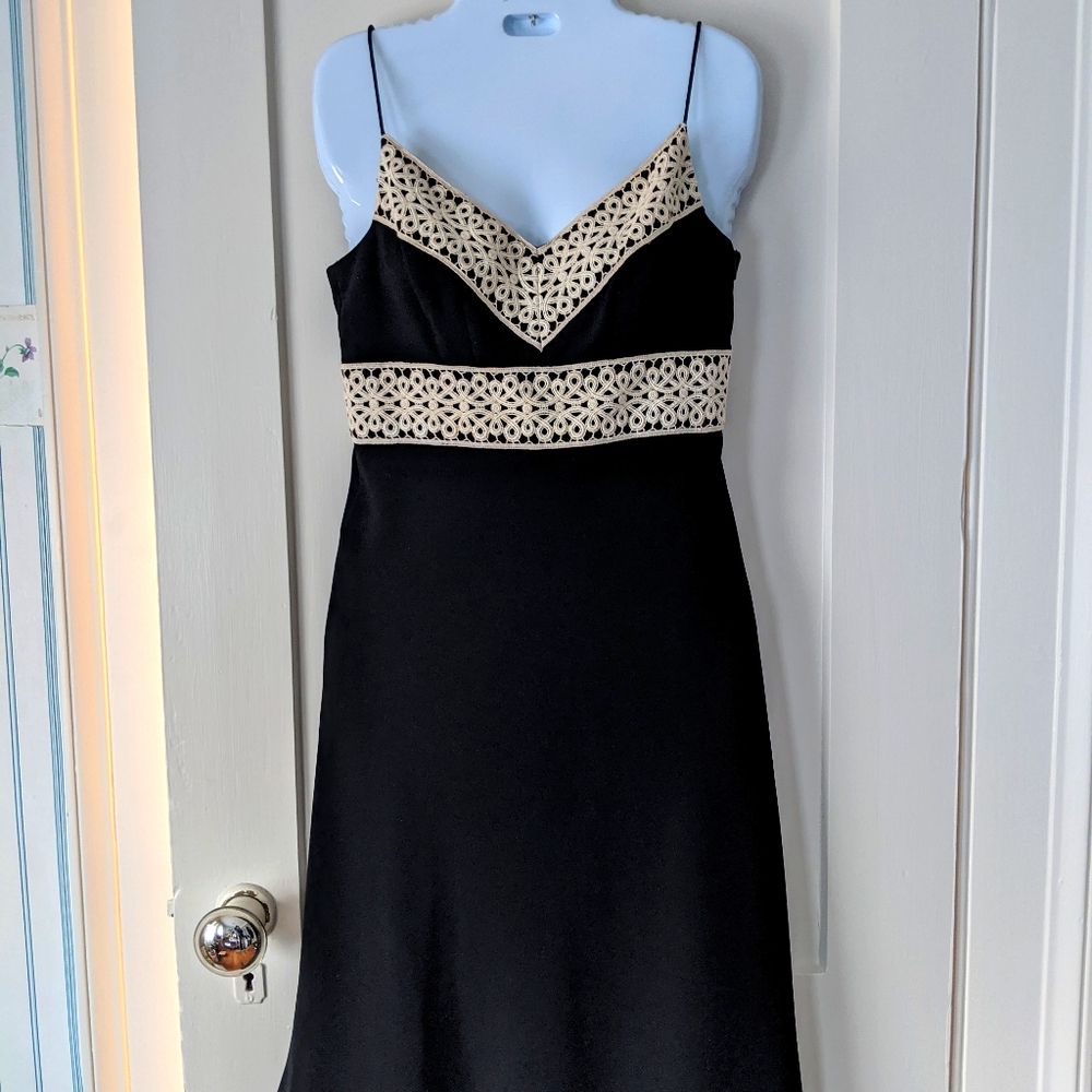 Strappy sexy black dress